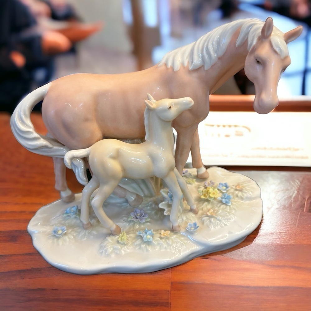 Lenox Enduring Bond Mare And Foal  Vintage